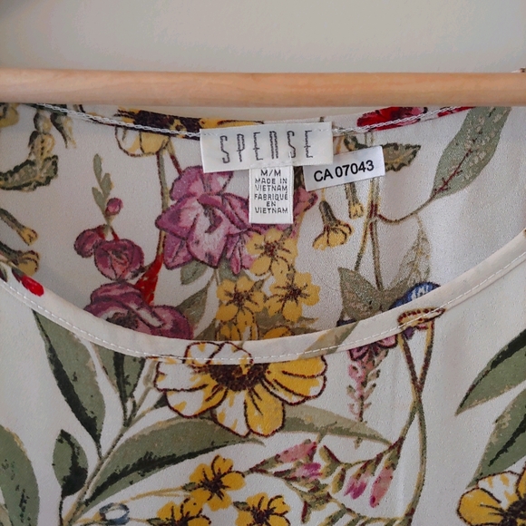Spense Floral Tank Top - M - Picture 3 of 4